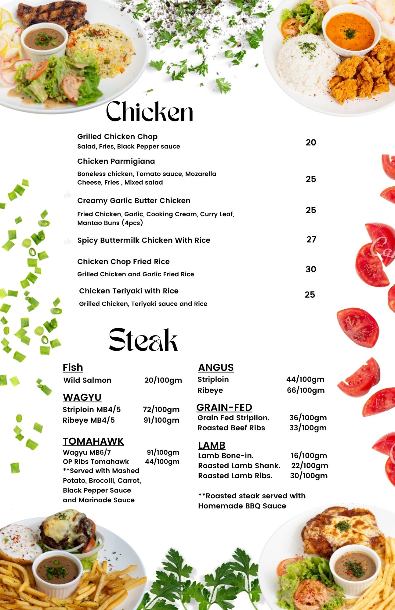 Menu Page 5