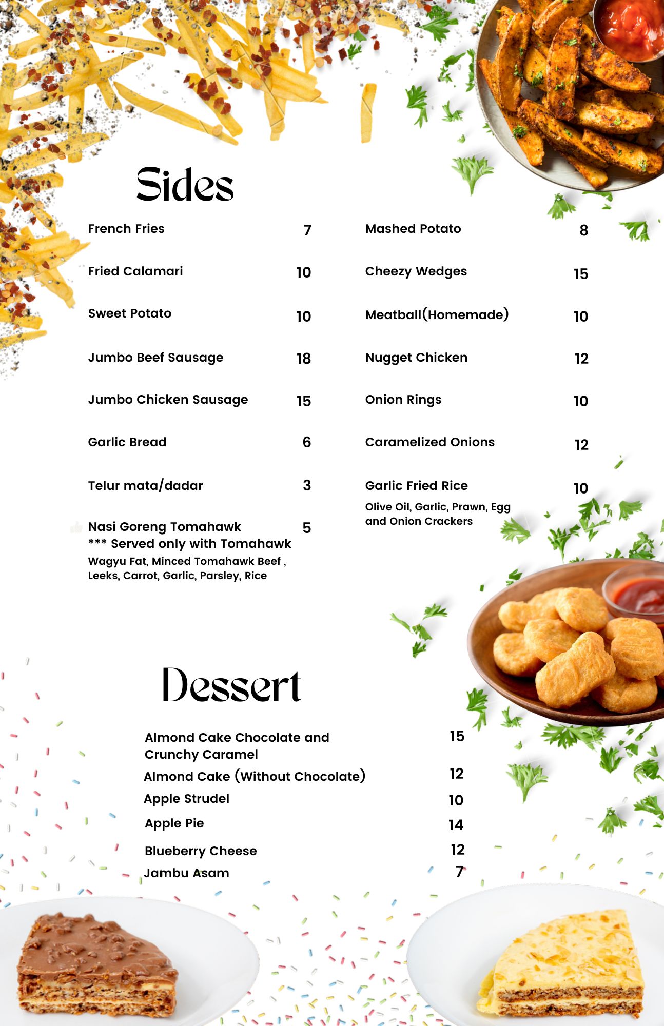 Menu Page 7
